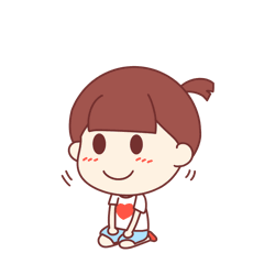 女孩点头嗯嗯赞同赞成同意表情包动图gif
