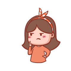 蝴蝶结女孩疑问问题困惑不解怀疑表情包