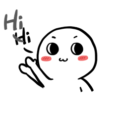 简约小人打招呼表情包问好大事专用配图出大事啦黄色卡通风公众号封面