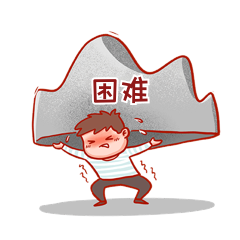 克服困难表情包