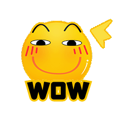 emoji滑稽表情wow黄色表情包动图