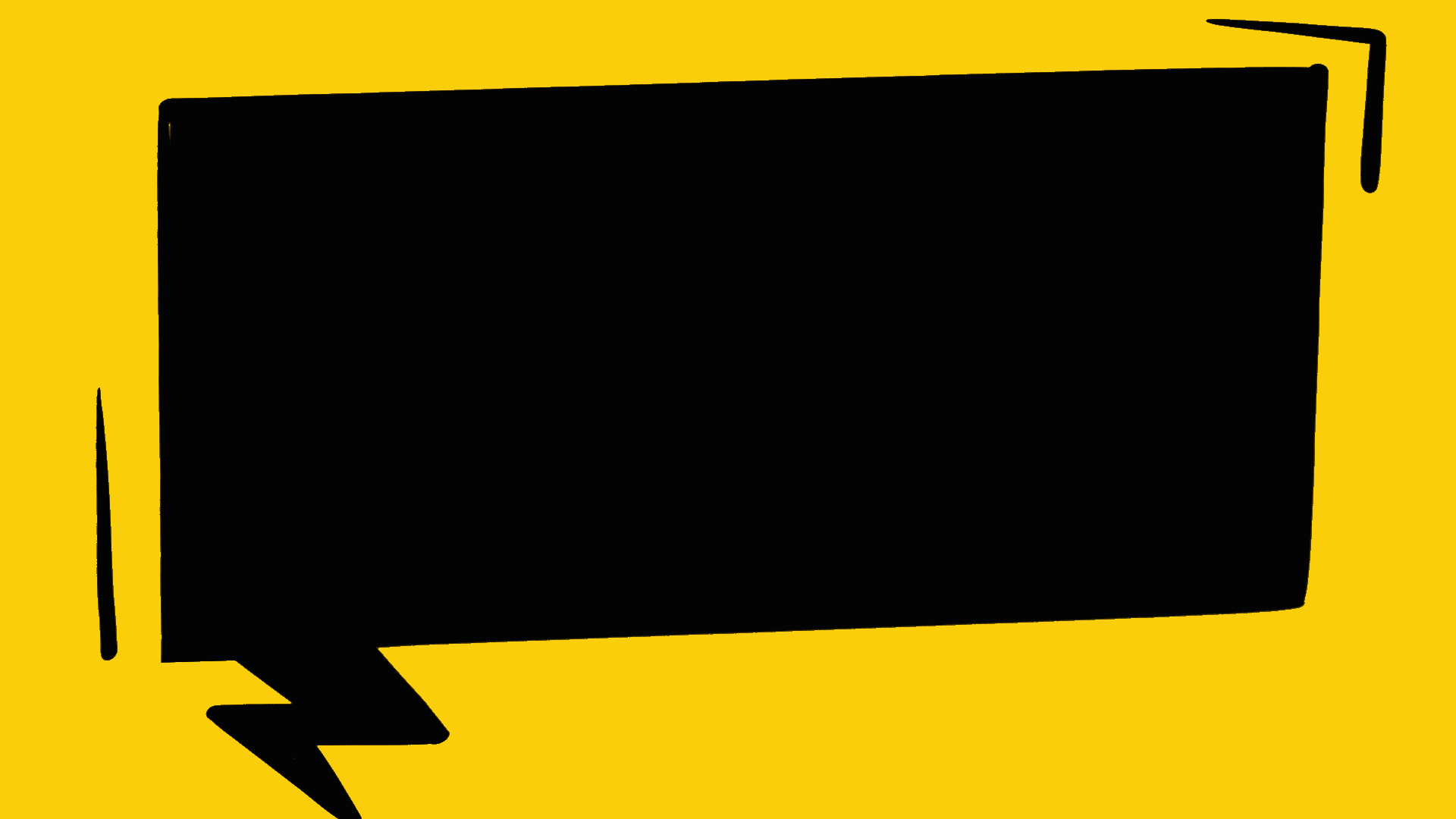 时尚创意快闪招聘黄黑gif动态海报