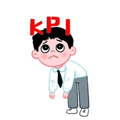 年底kpi绩效压力打工人卡通gif表情包