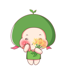 卡通青团哀思流泪清明节清明gif动态表情包