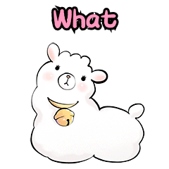 卡通问号疑问震惊什么羊驼表情包