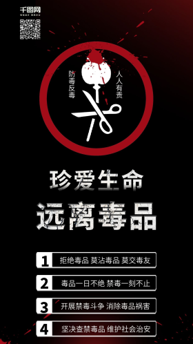 远离注射毒品图片-素材-模板在线设计制作-千库编辑