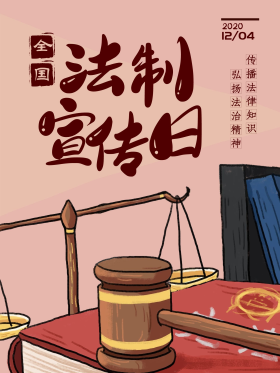 全国法制宣传日宣传海报