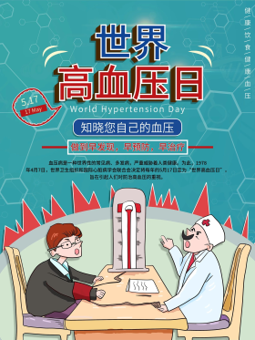 高血压日宣传海报图片-素材-模板在线设计制作-千库编辑