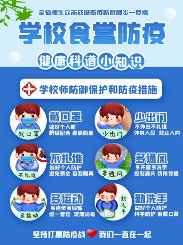 校园防疫宣传高清图片_校园防疫宣传素材模板在线设计-千库编辑
