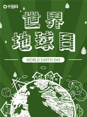 世界地球日海报海报