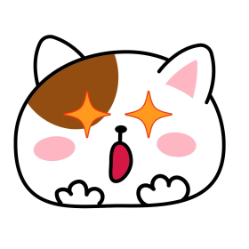 狂喜眼冒星星狗狗卡通表情包