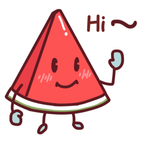 卡通西瓜hi表情包