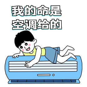 我的命是空调给的表情包