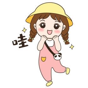 女孩哇表情包