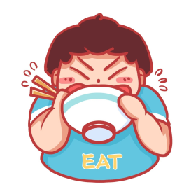 大吃猛吃干饭人