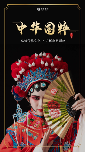 中华国粹传承宣传海报