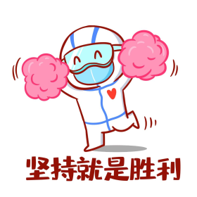 卡通疫情防控坚持就是胜利表情包