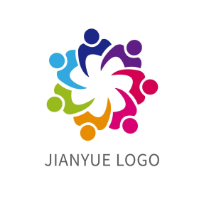 团队合作联盟徽标矢量logo团结简约标识图标