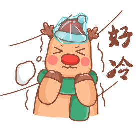 圣诞节表情包好冷