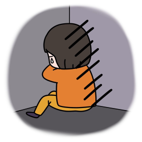 女孩抑郁症表情包