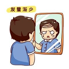 元素发量变少表情包插画元素