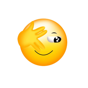 让我看看卡通小黄脸捂眼表情包