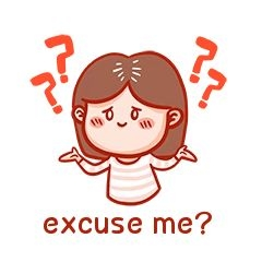 元素excuseme搞笑表情包
