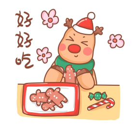 圣诞节表情包好好吃