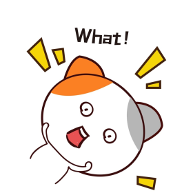 矢量手绘卡通可爱小猫what表情包