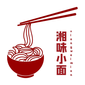 美食面馆面条logo