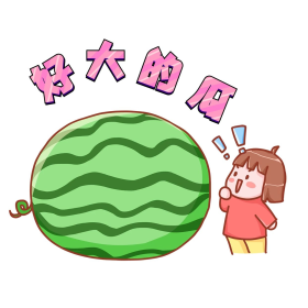 好大的瓜吃瓜表情包