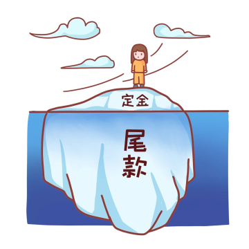 双十一尾款冰山表情包