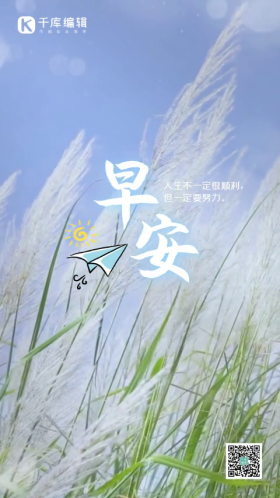 早安实拍唯美风景日签祝福视频